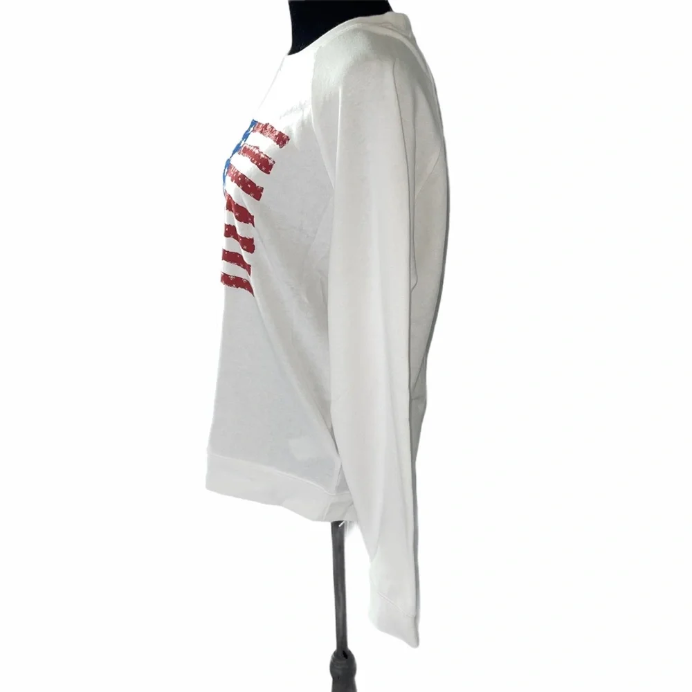 Lucky Brand American Flag Pull Over Top - Picture 4 of 4